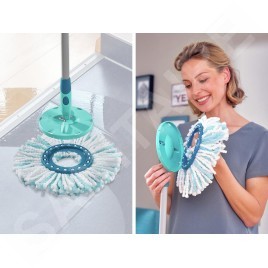 Leifheit Accessoires - Tête de rechange pour le balai à franges Clean Twist Disc 52104