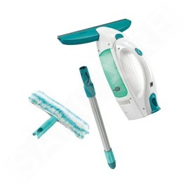 Leifheit Nettoyage - Aspirateur à vitres Window Cleaner, lave-vitres réversible et manche 43 cm 51003