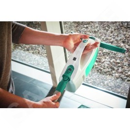 Leifheit Nettoyage - Aspirateur à vitres Window Cleaner et manche 43 cm 51001