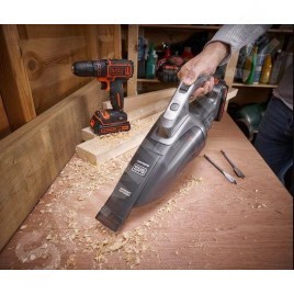 BLACK+DECKER Nettoyage - Aspirateur sans fil 18V, sans batterie ni chargeur BCHV001B-XJ