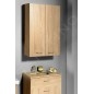 Aqualine Keramia Fresh - Armoire supérieure ZOJA, 500x760x230 mm, chêne platine 51304
