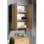 Aqualine Keramia Fresh - Armoire supérieure ZOJA, 500x760x230 mm, chêne platine 51304