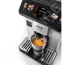DeLonghi Machines à café - Machine à café automatique Eletta Explore, argent ECAM450.55.S