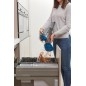 BLACK+DECKER Nettoyage - Aspirateur à main sans fil 12V, station de charge, titane/bleu BHHV320B-QW