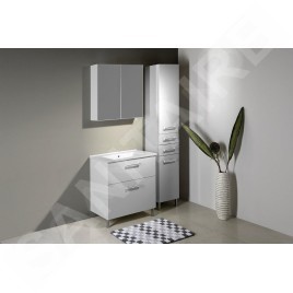 Aqualine Vega - Armoire de toilette, 800x700x180 mm, blanc VG080