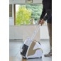 Polti Nettoyage - Unico MCV85 Total Clean&Turbo Steam Cleaner, blanc/beige PBEU0101