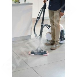 Polti Nettoyage - Unico MCV85 Total Clean&Turbo Steam Cleaner, blanc/beige PBEU0101