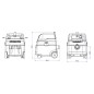 Metabo Outillage - Aspirateur industriel 1400 W, volume 25 l 602024000