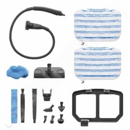 Polti Nettoyage - Nettoyeur à vapeur Vaporetto SV620 Style, blanc/bleu PTEU0305