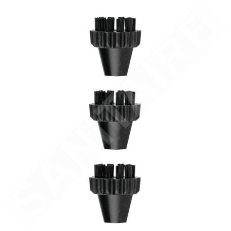 Polti Accessoires - Jeu de brosses de rechange, 3 pièces PAEU0250