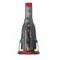 BLACK+DECKER Nettoyage - Aspirateur à main sans fil 12V, station de charge, titane/rouge BHHV315B-QW