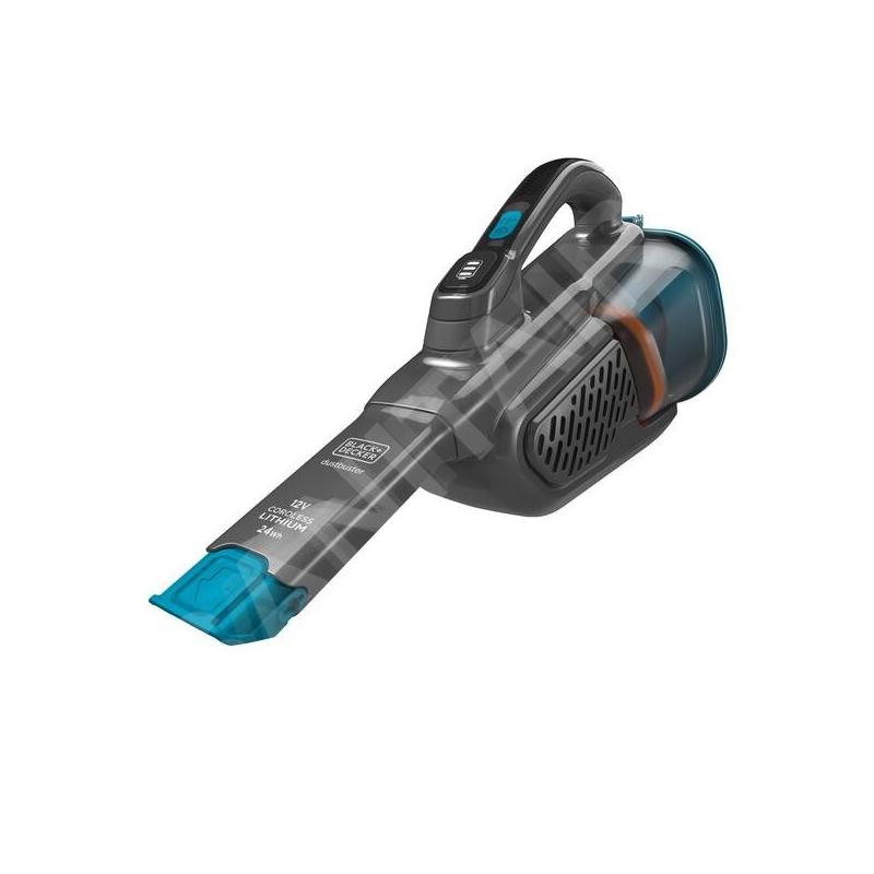 BLACK+DECKER Nettoyage - Aspirateur à main sans fil 12V, titane/bleu BHHV320J-QW