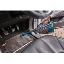 BLACK+DECKER Nettoyage - Aspirateur à main sans fil 12V, titane/bleu BHHV320J-QW