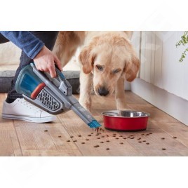 BLACK+DECKER Nettoyage - Aspirateur à main sans fil 12V, titane/bleu BHHV320J-QW