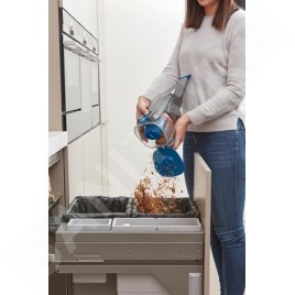 BLACK+DECKER Nettoyage - Aspirateur à main sans fil 12V, titane/bleu BHHV320J-QW