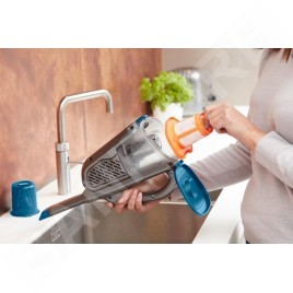 BLACK+DECKER Nettoyage - Aspirateur à main sans fil 12V, titane/bleu BHHV320J-QW