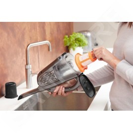 BLACK+DECKER Nettoyage - Aspirateur à main sans fil 18V, titane/noir BHHV520JF-QW
