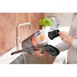BLACK+DECKER Nettoyage - Aspirateur à main sans fil 18V, titane/noir BHHV520JF-QW