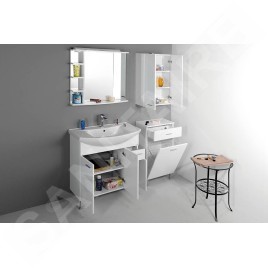 Aqualine Zoja - Armoire suspendue 500x760x230 mm, blanc 51302