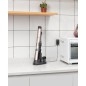 BLACK+DECKER Nettoyage - Aspirateur à main sans fil 12V, avec accessoires, station de charge, gris/or rose DVC320BRG-QW