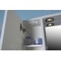 Aqualine Zoja - Armoire de toilette avec éclairage LED 600x600x140 mm, gauche, blanc 45021 Aqualine Zoja - Armoire de toilette avec éclairage LED 600x600x140 mm, gauche, blanc 45021