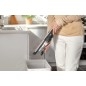 BLACK+DECKER Nettoyage - Aspirateur à main sans fil 12V, avec accessoires, station de charge, gris/or rose DVC320BRG-QW