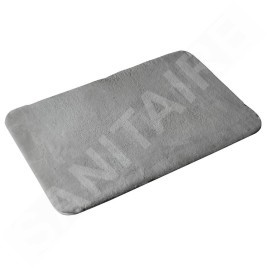 Sapho Accessoires de salle de bains Gedy - Tapis de salle de bains 50 x 80 cm, avec antidérapant, gris 96FY508008