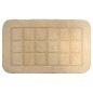 Sapho Ridder - Tapis de salle de bain Delhi 500x800 mm, avec antidérapant, beige 1712311