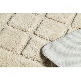Sapho Ridder - Tapis de salle de bain Delhi 500x800 mm, avec antidérapant, beige 1712311