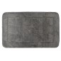 Sapho Ridder - Tapis de salle de bains Delhi 500x800 mm, avec antidérapant, gris foncé 1712300
