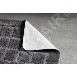 Sapho Ridder - Tapis de salle de bains Delhi 500x800 mm, avec antidérapant, gris foncé 1712300