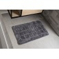 Sapho Ridder - Tapis de salle de bains Delhi 500x800 mm, avec antidérapant, gris foncé 1712300