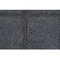 Sapho Ridder - Tapis de salle de bains Delhi 500x800 mm, avec antidérapant, gris foncé 1712300