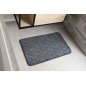 Sapho Accessoires de salle de bains Gedy - Tapis de salle de bains 50 x 80 cm, avec antidérapant, anthracite 96MS508085