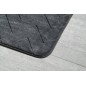 Sapho Accessoires de salle de bains Gedy - Tapis de salle de bains 50 x 80 cm, avec antidérapant, anthracite 96MS508085