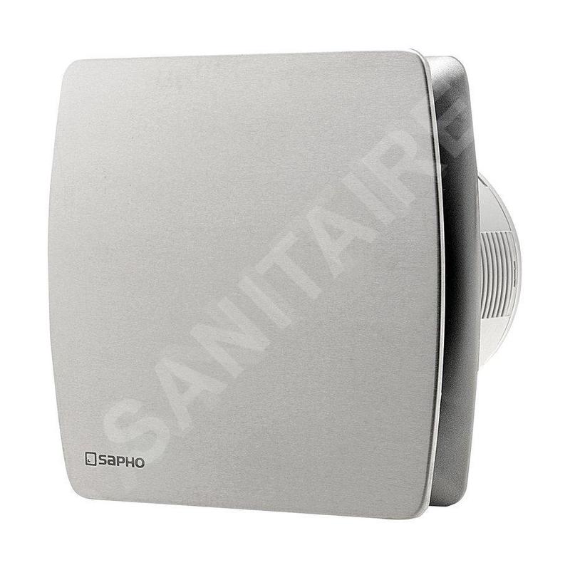 Sapho Lex - Aérateur axial temporisé pour salle de bains, 15 W, inox LX104