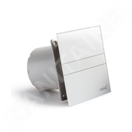 Sapho Cata E - Ventilateur axial de salle de bains avec minuterie E-100 GT, 8 W, conduit 100 mm, blanc 00900100