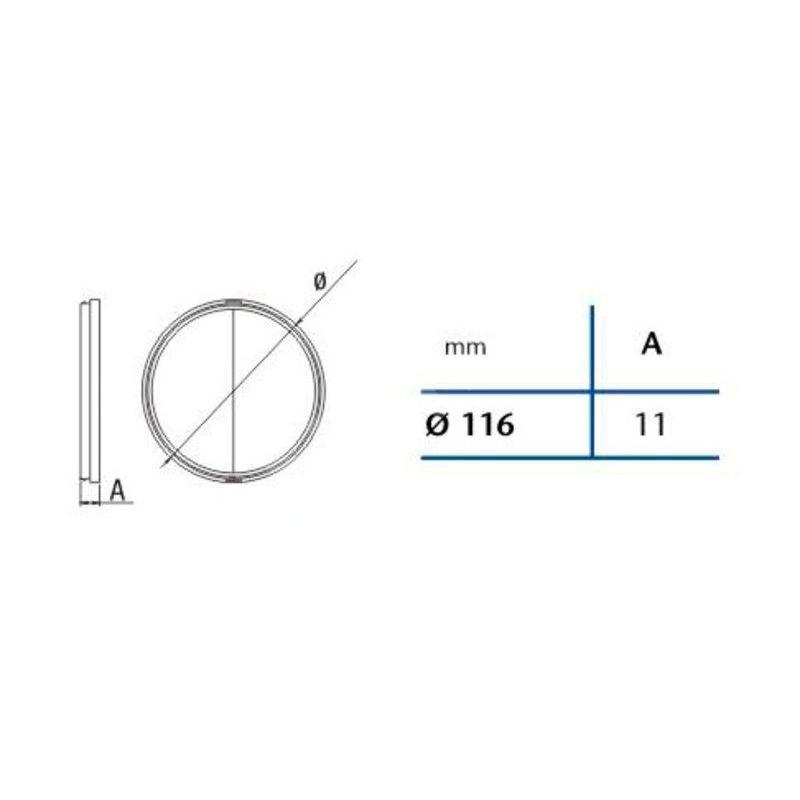Sapho Cata B-Plus - Clapet anti-retour 120 mm 01920600