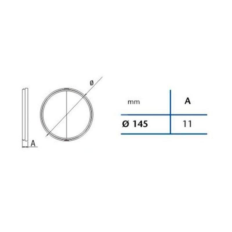 Sapho Cata B-Plus - Clapet anti-retour 150 mm 01930600