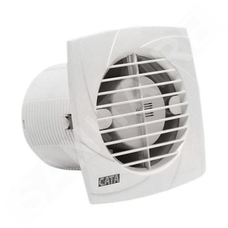 Sapho Cata B-Plus - Ventilateur de salle de bains avec minuterie B-12 PLUS T, 20 W, conduit 120 mm, blanc 00982100