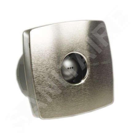 Sapho Cata X-Mart - Ventilateur axial de salle de bains X-MART 10, 15W, conduit 100 mm, acier inoxydable 01040000