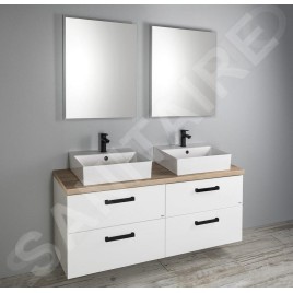 Aqualine Vega - Meuble lavabo 720x576x436 mm, blanc VG073