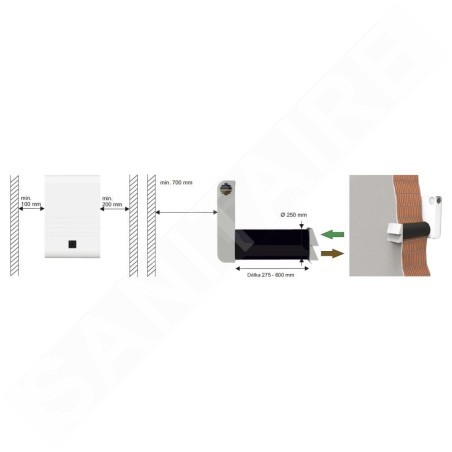 Zehnder ComfoAir - Unité de ventilation décentralisée 70, plastique, blanc 527007240
