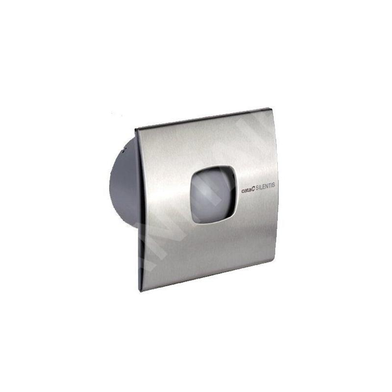 Sapho Cata Silentis - Ventilateur de salle de bains 12 INOX axial, 20 W, conduit 120 mm, acier inoxydable 01080300