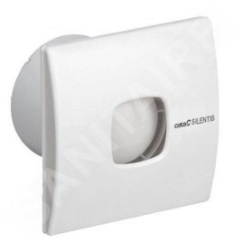 Sapho Cata Silentis - Ventilateur axial de salle de bain avec minuterie 10 T, 15 W, conduit 100 mm, blanc 01071000