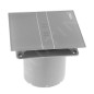 Sapho Cata E - Ventilateur de salle de bains axial E-100 GST automatique, 8 W, conduit 100 mm, argent 00900600 Sapho Cata E - Ventilateur de salle de bains axial E-100 GST automatique, 8 W, conduit 100 mm, argent 00900600