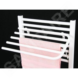Aqualine Accessoires - Séchoir pour radiateur, universel, blanc brillant 25-03-SV450