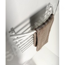 Aqualine Chauffage - Sèche serviettes électrique, 570x465 mm, blanc SU110A