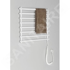 Aqualine Chauffage - Sèche serviettes électrique, 570x465 mm, blanc SU110A