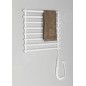 Aqualine Chauffage - Sèche serviettes électrique, 570x465 mm, blanc SU110A Aqualine Chauffage - Sèche serviettes électrique, 570x465 mm, blanc SU110A